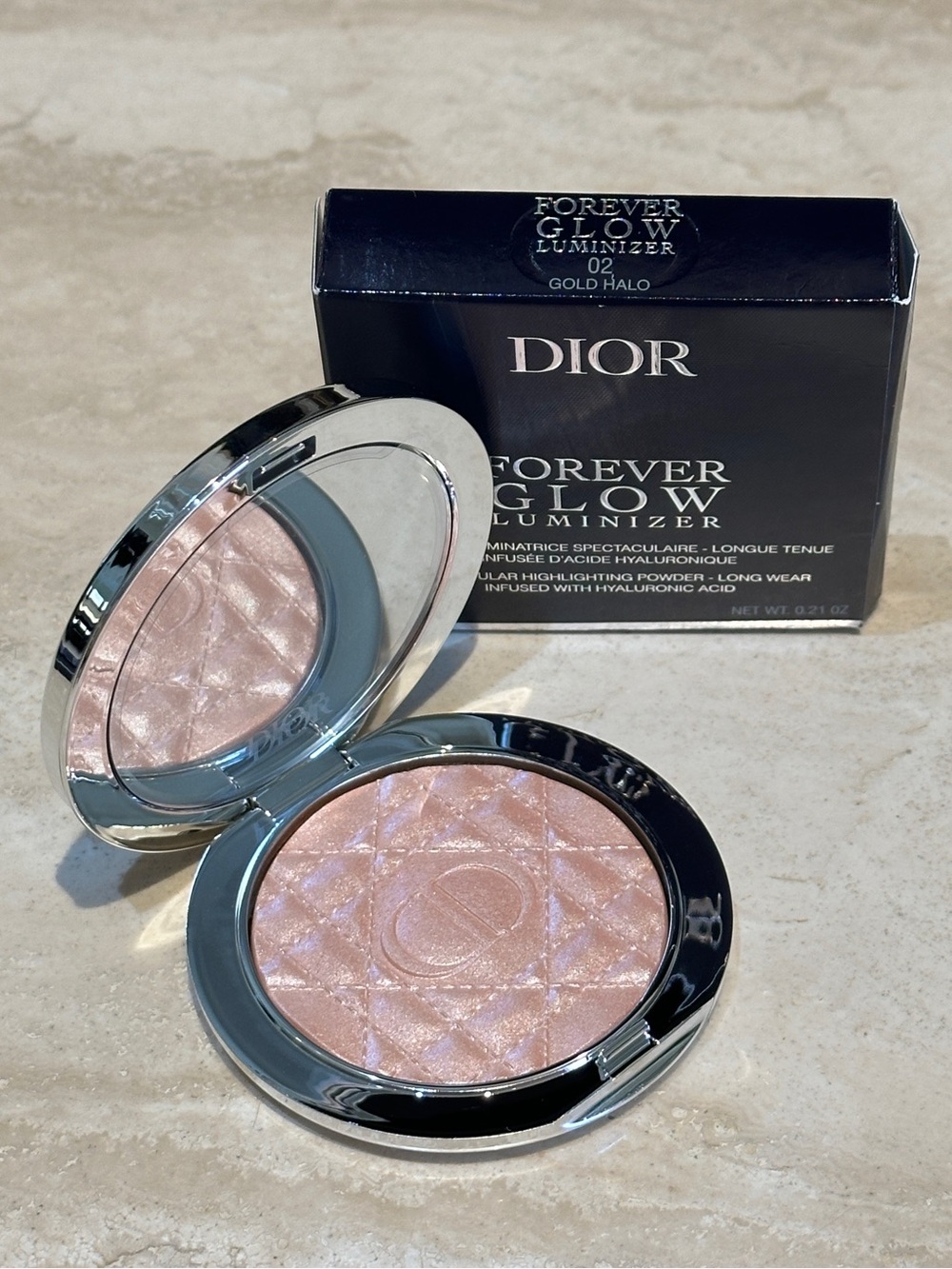 Dior Forever Glow Luminizer Highlighter 02 Gold Halo